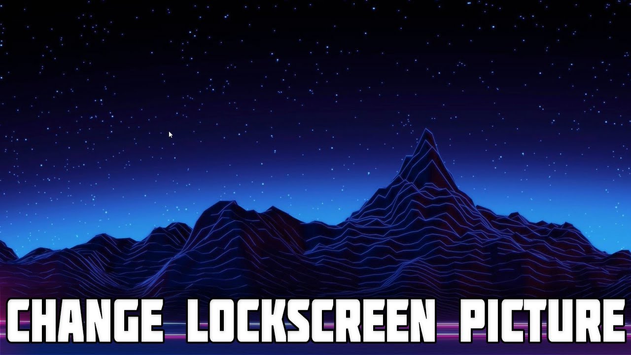 How to Change Lockscreen Image on Windows! Windows Lockscreen change!