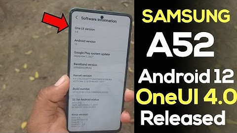 Samsung A52 OneUI 4.0 Android 12 Stable Update Released | In India ? | New Features & Improvements