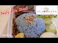 Ala Moana Food Court at Honolulu, HI -- Eating Blue Rice?! Family Dining Experience Pandemic 2020