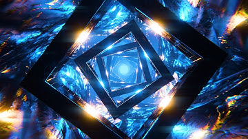 [4K] Cube Tunnel || VJ Loops Visuals