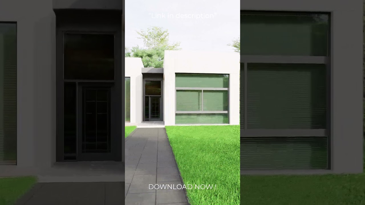 Simple Modern Single-Story House Design