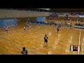 7日 ハンドボール女子 福島市国体記念体育館 Cコート 不来方vs四天王寺 3回戦 1