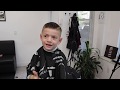 Step by Step Tutorial: Hard part combover little boys haircut with the line