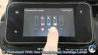 HP Photosmart 7510: How to Check Estimated Ink Levels