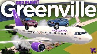 I took a PLANE to OLD GREENVILLE (time traveling FLIGHT SPECIAL ROLEPLAY) - Roblox Greenville