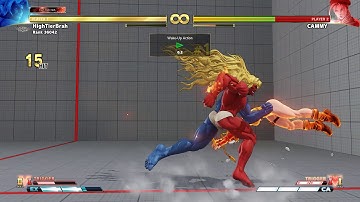 Street Fighter 5 Gill Kill Cammy Sequence