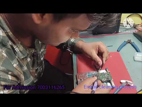 Emmc cleaning and pcb pad cleaning process by ittech mobile traning institute