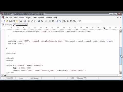 Beginner PHP Tutorial - 177 - Auto Suggest Application Part 3