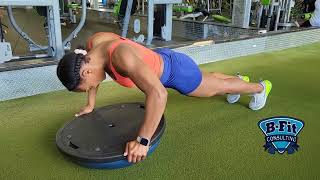 Bosu Plank Jacks
