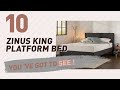 Zinus King Platform Bed // New & Popular 2017 Zinus King Platform Bed // New & Popular 2017