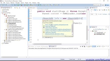 JavaFX [110] - Bibliothek - JSearchFX