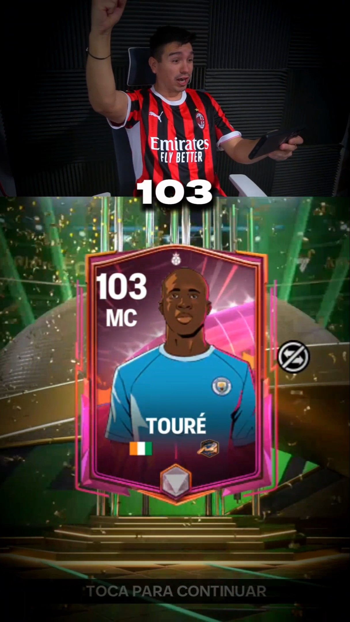 ? #Yaya #Toure en mi primer sobre #Aniversario del #FCMobile #Best #PackOpening #Héroe #fifamobile