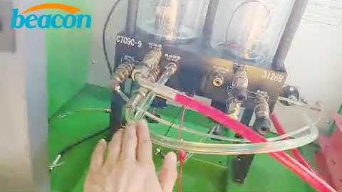 CR318S test HEUI video test common rail injectors,CR318,CR318A