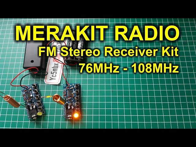 Merakit Radio FM Receiver - Chip Hex3653 class=