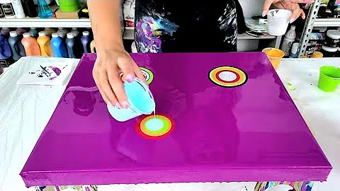Are 3 Puddles Better than 1? - Layering your Colors Matters! - Acrylic Painting - Acrylic Pouring