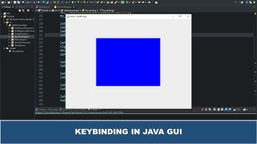 Java GUI Tutorial #33 -  Adding KeyBinding In Java GUI