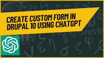 Create custom form in Drupal 10 using ChatGPT | Drupal 10 Tutorial