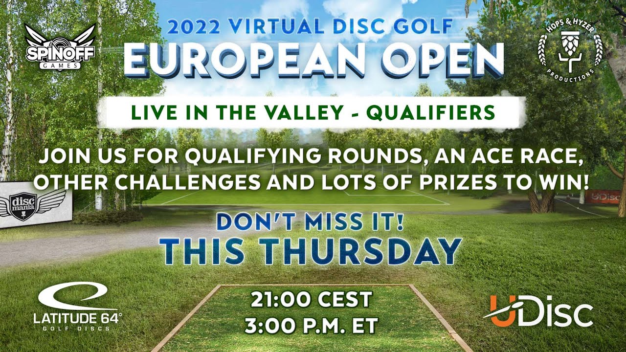 Hops and Hyzer presents — 2022 Virtual European Open Qualifier Kick-Off!