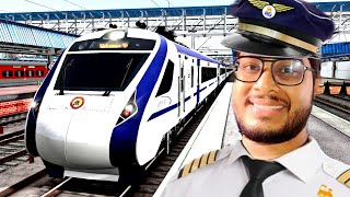 I BECAME VANDE BHARAT EXP PILOT || Ahmedabad - Okha VANDE BHARAT Journey screenshot 5