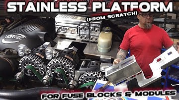Stainless Steel Platform for Fuse Blocks, Distro Bars & Modules (from scratch) 