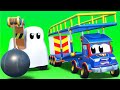 vrachtwagencartoons voor kinderen HALLOWEEN: De sloopkraan is een SPOOK Supertruck in Autostad