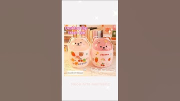 Cute Trash Can for your desks 🗑️ #cute #kawaii #aesthetic #aliexpress #cheap #shorts #usa #amazon