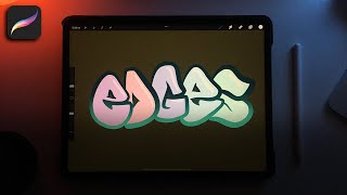 How to make CLEAN edges in Procreate using the Eraser - Tutorial