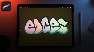 How to make CLEAN edges in Procreate using the Eraser - Tutorial screenshot 1