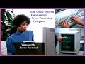 Computer History 1983 IBM DISPLAYWRITER Word Processing Office Systems Promo (restored) PC