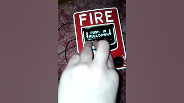 SpectrAlert P1224MC w/ FireLite BG-12 Fire Alarm Test