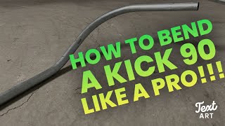 How to bend a Kick 🦵 90 Like a Professional! Warhammer Electric Style