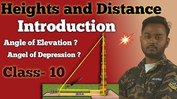 Application of trigonometry | Maths chapter 9 Class 10 | Height and Distance Concepts