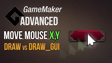 Move mouse positon, draw vs draw gui  [Game Maker | Advanced]