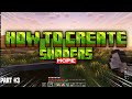 HOW TO CREATE SHADERS In MINECRAFT PE 1.21? part #4