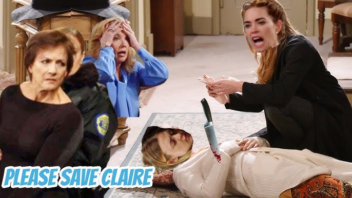 The Young And The Restless Spoilers Shock Jordan Arrested - Did Claire Die  After Being Stabbed? - YouTube