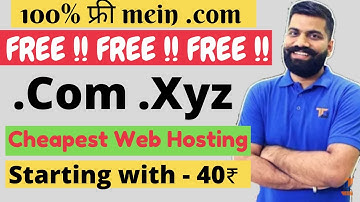 Free .com Domain | Cheapest Web Hosting | Sharpido | Shubham Ghasi