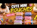 CUTE MINI POUCHES 🧵✨ | Easy Sewing DIY You’ll Want To Try 😍 #handmade #diy #sewing #easysewing