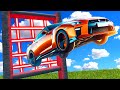 Testing EXPENSIVE Cars VS Laser Jumps BeamNG Drive Mods!