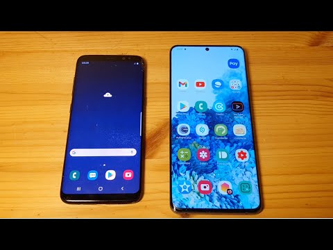 Samsung Galaxy S8 and Samsung Galaxy S20 Ultra