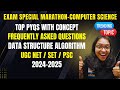 UGC NET CS Data Structures & Algorithms FAQs 📚