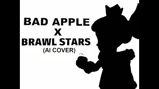 Bad Apple x Brawl stars but female brawlers singing it (AI cover mashup)