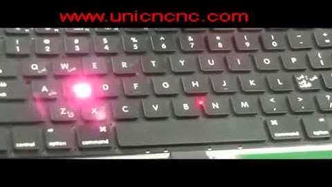 Mark Arabic letters in laptop keyboard,Fiber laser marking machine