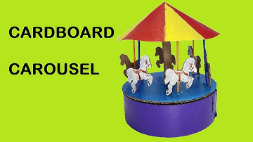 How to Make a Cardboard Carousel