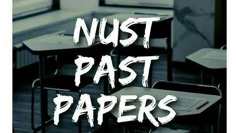 How to download NUST (net) PAST PAPERS with online test !shoaib siraj