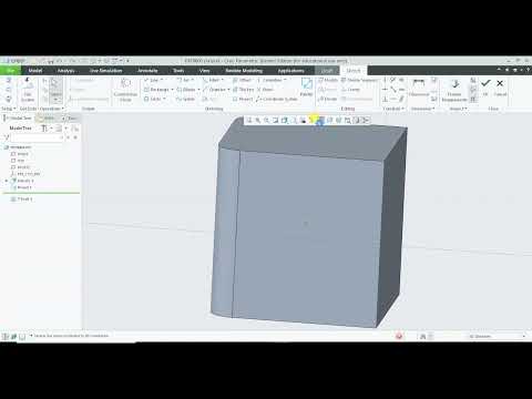 Split Draft with Split Object - Creo Parametric