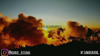 Keindahan awan di gunung bawakaraeng/sulawesi selatan.(cocok untuk story wa)