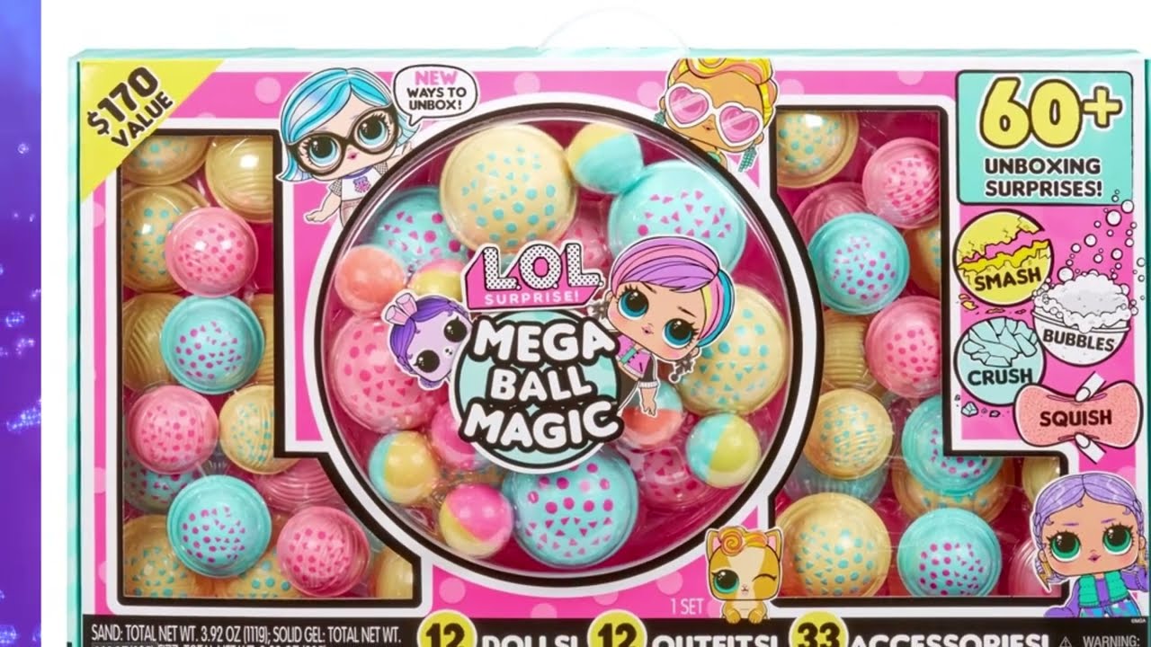 МЕГА НАБОР ЛОЛ Сюрприз 2023 LOL Surprise Mega Ball Magic Set 10 новых  #куклылол сюрприз 