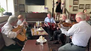 Kevin Boyle, Jimmy Breheny, John Daly, John Sullivan and Noel Sweeney. Celebrating Jerry Gorman