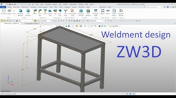 ZW3D Exercise 54 - Weldment Design