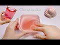 【ASMR】🍑クリアアップしたアイシースライム🍧【音フェチ】클리어 프로즌 슬라임 Clear up icee slime No talking ASMR